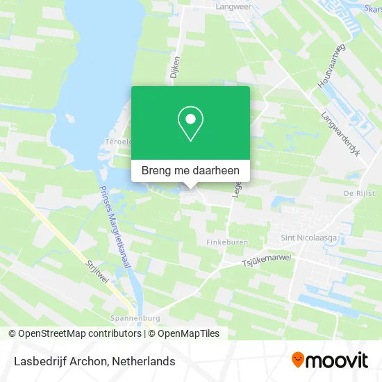 Lasbedrijf Archon kaart