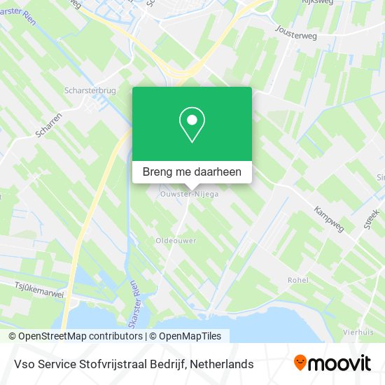 Vso Service Stofvrijstraal Bedrijf kaart