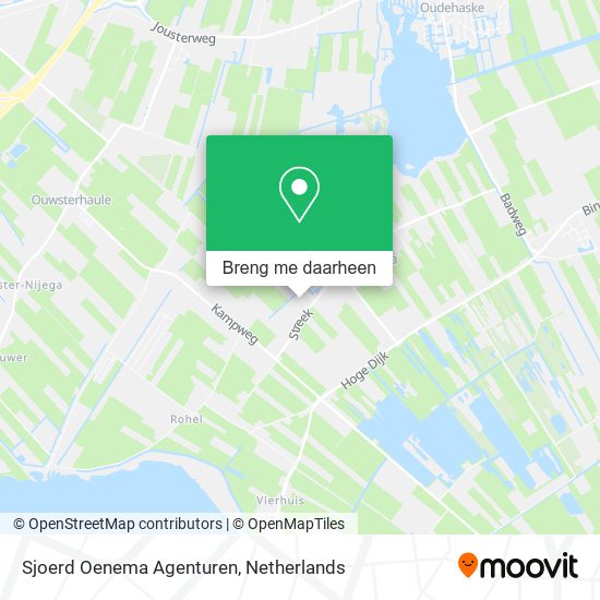 Sjoerd Oenema Agenturen kaart