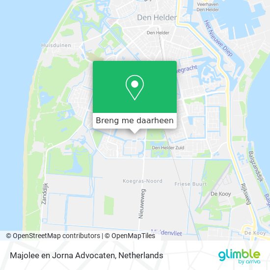 Majolee en Jorna Advocaten kaart