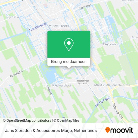 Jans Sieraden & Accessoires Marjo kaart