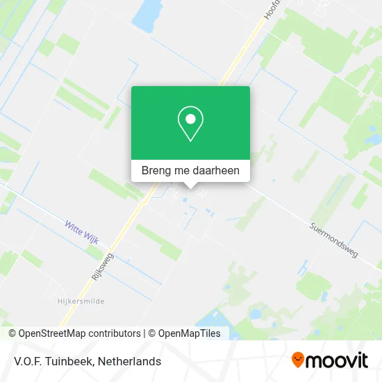 V.O.F. Tuinbeek kaart