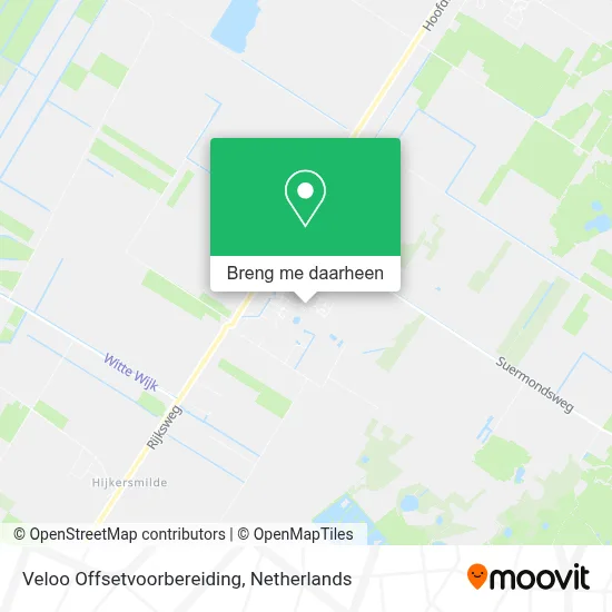 Veloo Offsetvoorbereiding kaart