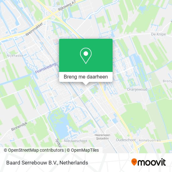 Baard Serrebouw B.V. kaart