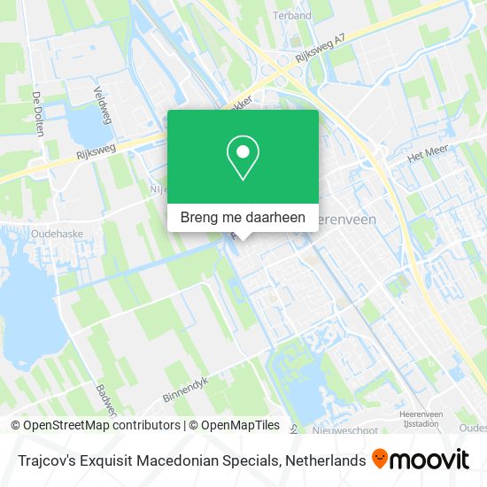 Trajcov's Exquisit Macedonian Specials kaart
