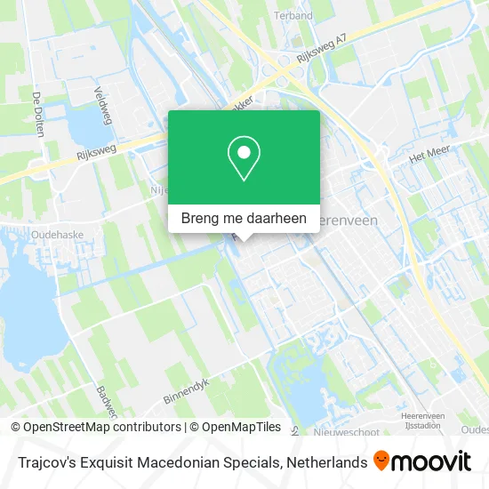 Trajcov's Exquisit Macedonian Specials kaart