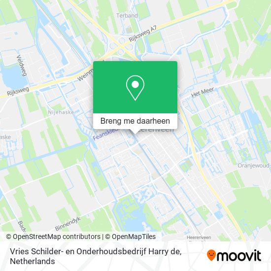 Vries Schilder- en Onderhoudsbedrijf Harry de kaart