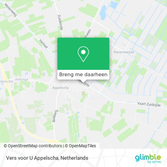 Vers voor U Appelscha kaart