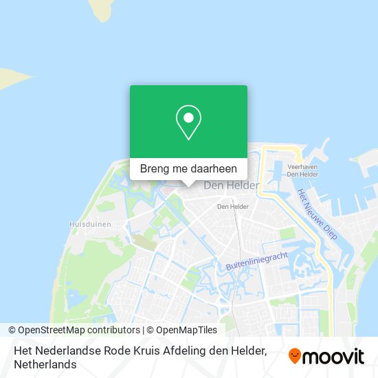 Het Nederlandse Rode Kruis Afdeling den Helder kaart