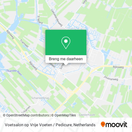 Voetsalon op Vrije Voeten / Pedicure kaart