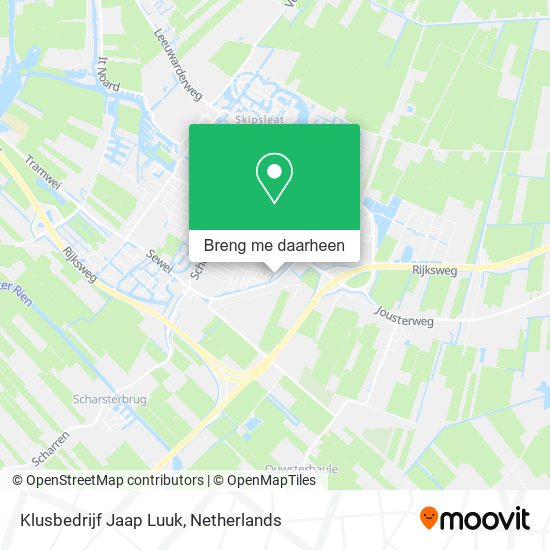 Klusbedrijf Jaap Luuk kaart