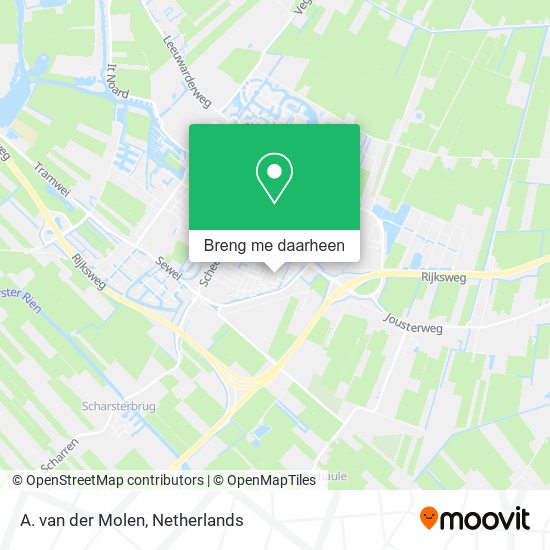 A. van der Molen kaart