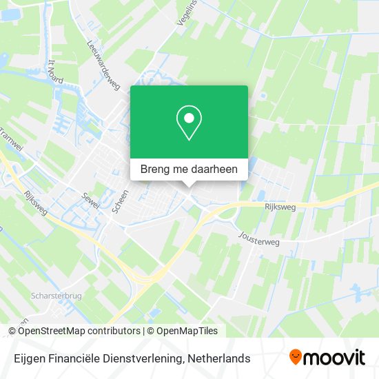 Eijgen Financiële Dienstverlening kaart