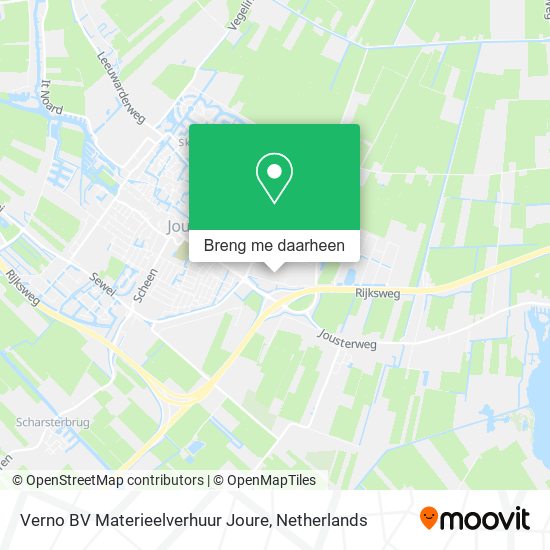 Verno BV Materieelverhuur Joure kaart