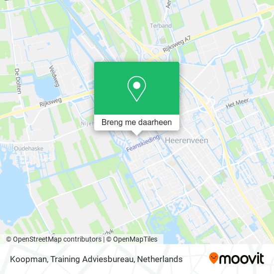 Koopman, Training Adviesbureau kaart