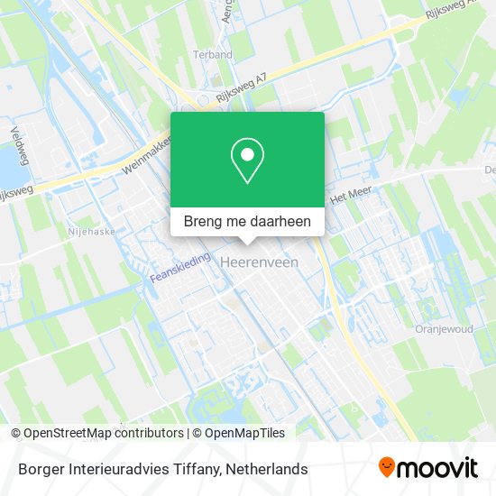 Borger Interieuradvies Tiffany kaart