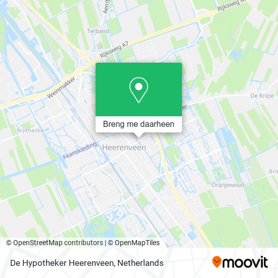 De Hypotheker Heerenveen kaart