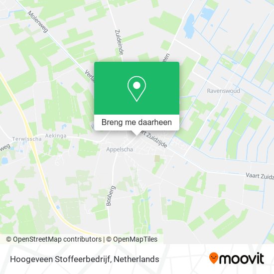 Hoogeveen Stoffeerbedrijf kaart