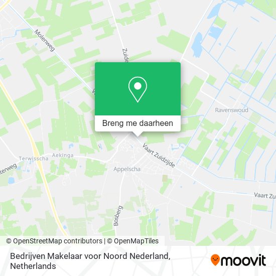 Bedrijven Makelaar voor Noord Nederland kaart