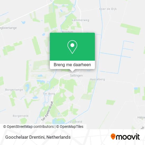 Goochelaar Drentini kaart