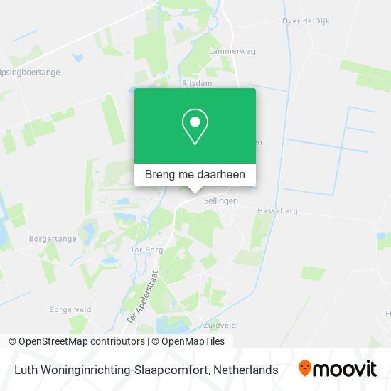 Luth Woninginrichting-Slaapcomfort kaart