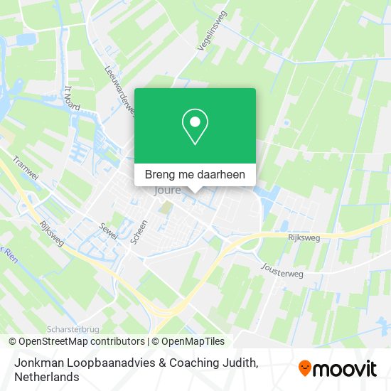 Jonkman Loopbaanadvies & Coaching Judith kaart