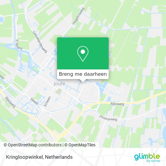 Kringloopwinkel kaart