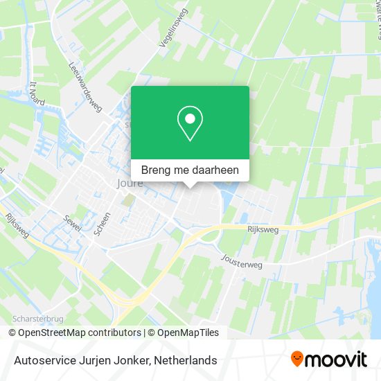 Autoservice Jurjen Jonker kaart