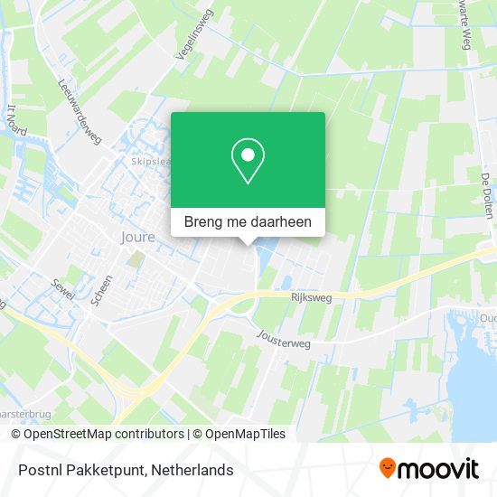 Postnl Pakketpunt kaart