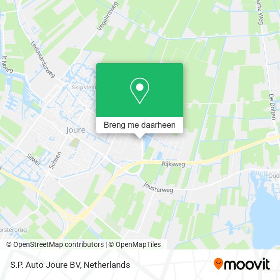 S.P. Auto Joure BV kaart