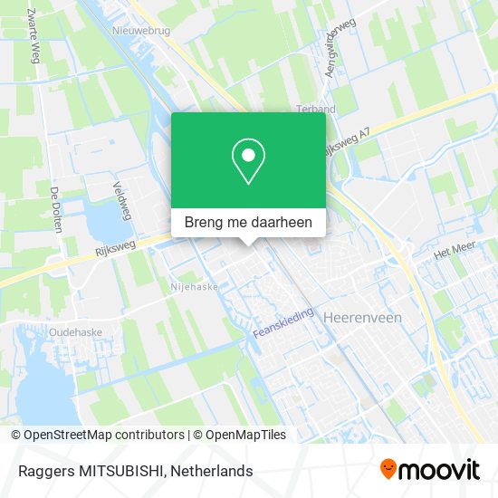 Raggers MITSUBISHI kaart