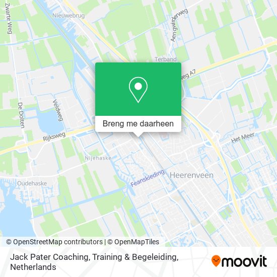 Jack Pater Coaching, Training & Begeleiding kaart