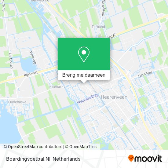 Boardingvoetbal.Nl kaart