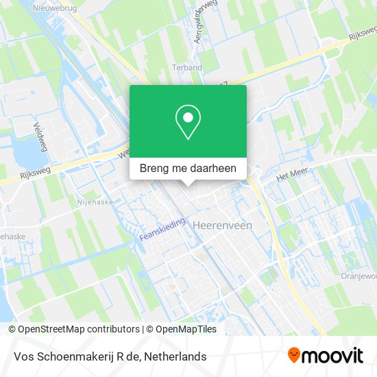 Vos Schoenmakerij R de kaart