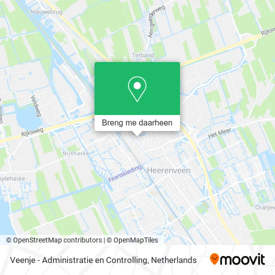 Veenje - Administratie en Controlling kaart