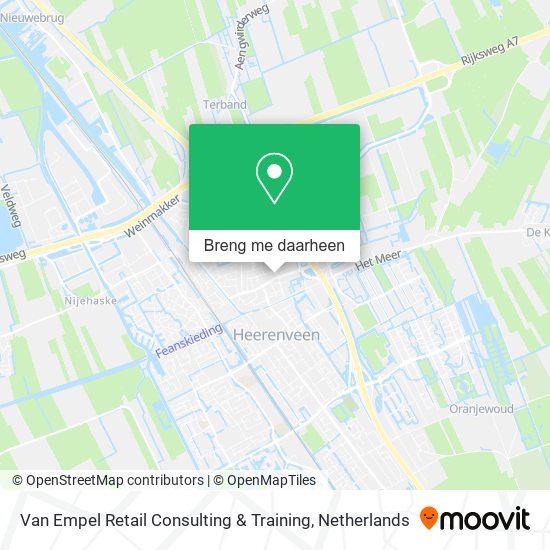 Van Empel Retail Consulting & Training kaart