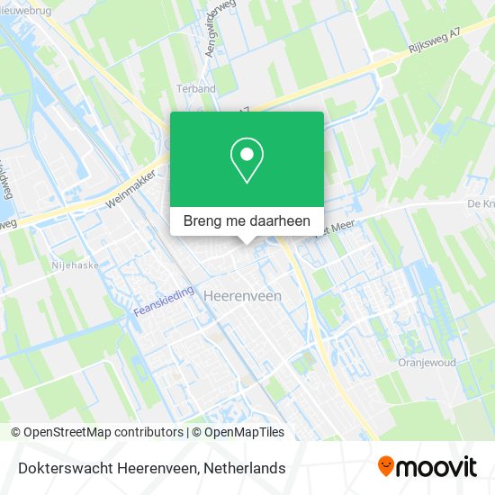 Dokterswacht Heerenveen kaart