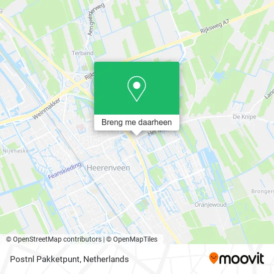 Postnl Pakketpunt kaart
