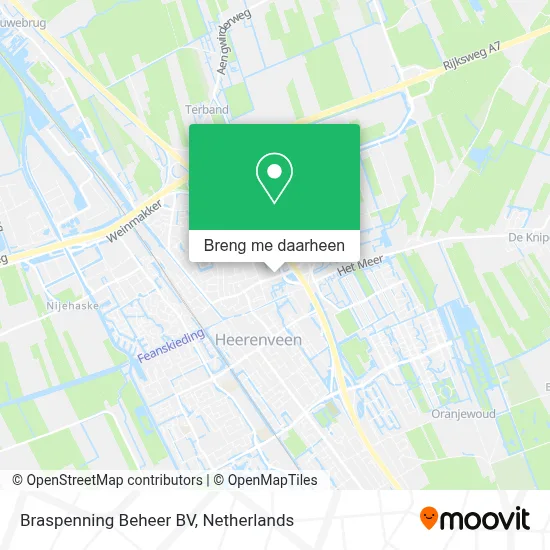Braspenning Beheer BV kaart