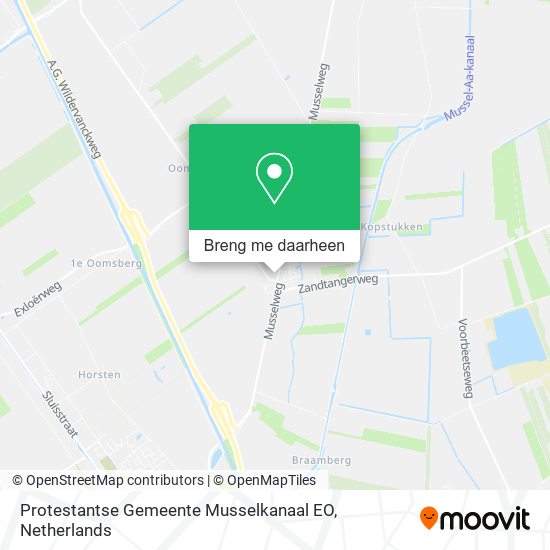 Protestantse Gemeente Musselkanaal EO kaart