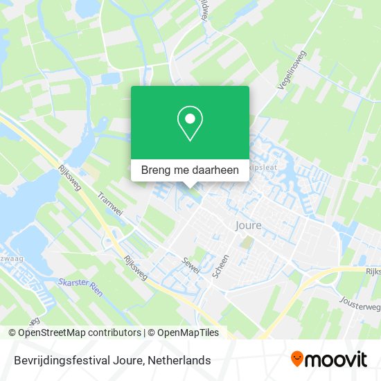 Bevrijdingsfestival Joure kaart