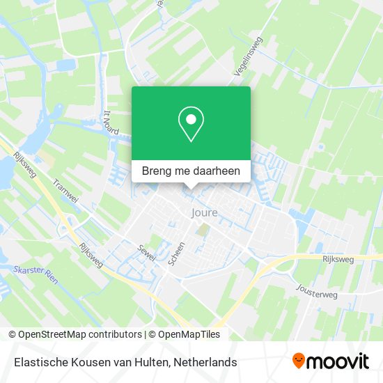 Elastische Kousen van Hulten kaart