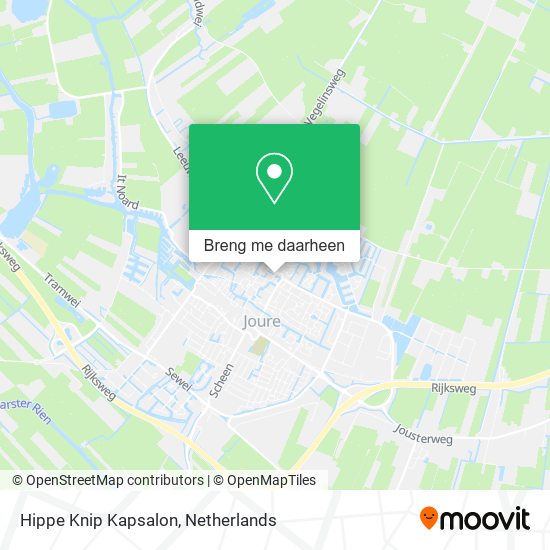 Hippe Knip Kapsalon kaart