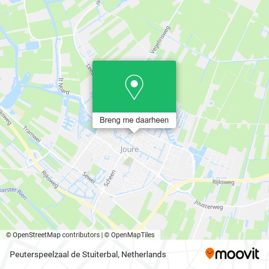 Peuterspeelzaal de Stuiterbal kaart