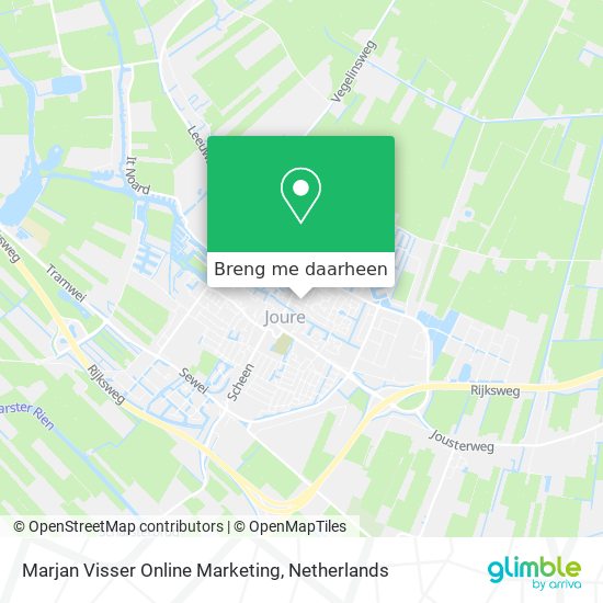 Marjan Visser Online Marketing kaart
