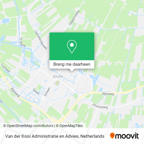 Van der Kooi Administratie en Advies kaart