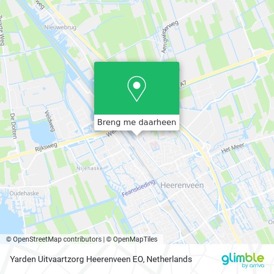 Yarden Uitvaartzorg Heerenveen EO kaart