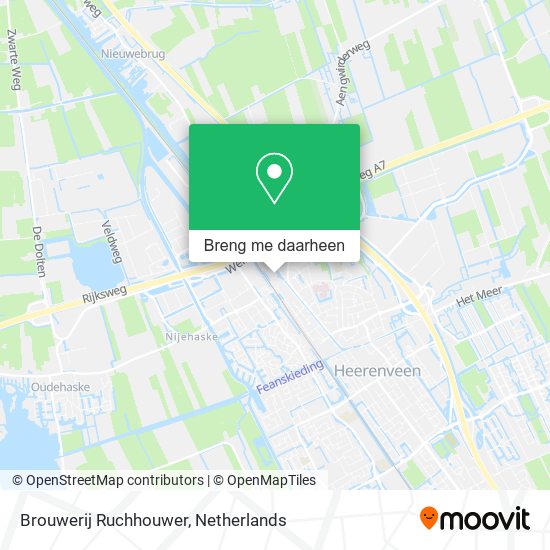 Brouwerij Ruchhouwer kaart