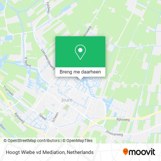 Hoogt Wiebe vd Mediation kaart