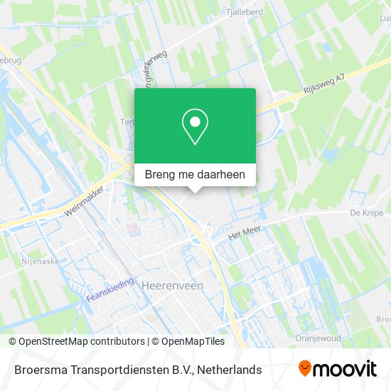 Broersma Transportdiensten B.V. kaart